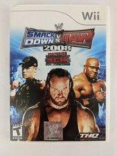WWE SmackDown vs. Raw 2008 Featuring ECW Nintendo Wii video game, no manual