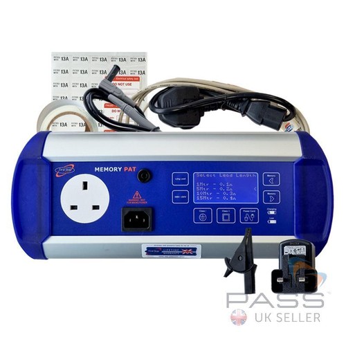 *NUOVO* Tester MemoryPAT PAT di Sicurezza First Stop - Kit PAT Essentials - Tr... - Foto 2 di 2