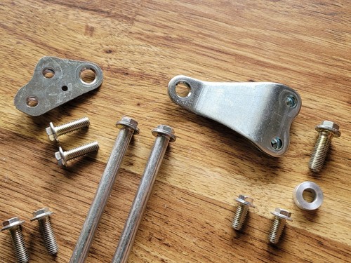 NEW 2023 Honda CRF450R Motor Engine Mounts CRF450RX RWE OEM Frame Hardware 2024 - Foto 15 di 19