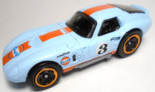 2024 HOT WHEELS SHELBY COBA DAYTONA COUPE GULF #3 BLUE 1:64 DIECAST 2 7/8" CAR