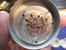 18s Waltham LS HC pocket watch movement ticks a while
