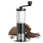 2-in-1 Electric and Manual Coffee Bean  5 Level Adjustable with F1B0