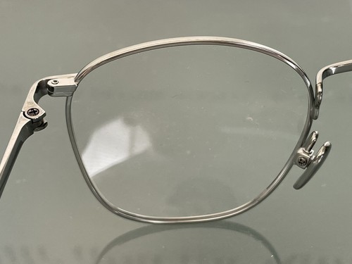 Linda Farrow Square White Gold Color Titanium SIMON LFLC479/7 Glasses Frame - Picture 11 of 13