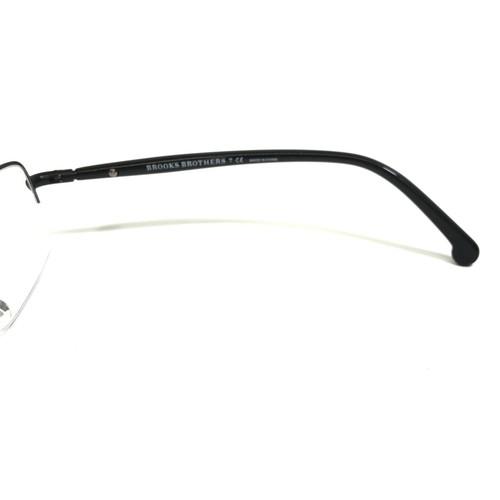 Brooks Brothers Eyeglasses Frames BB499 1500 Black Rectangular 53-18-140 - Picture 7 of 13
