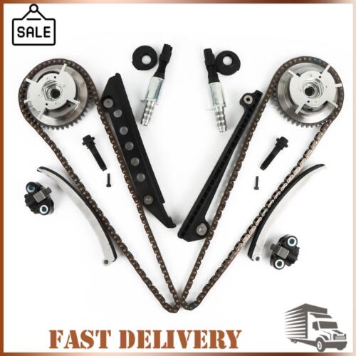 Timing Chain Kit & Cam Phasers & VCT Selenoid For Ford Explorer Mercury 4.6L