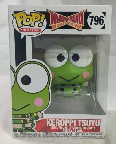 Funko Pop Animation My Hero Academia X Hello Kitty And Friends 796 Keroppi Tsuyu