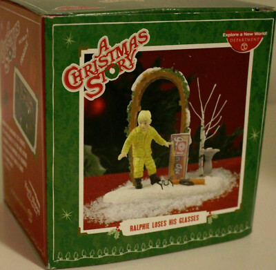 * RALPHIE LOSES HIS GLASSES* A CHRISTMAS STORY Department 56 Dept NEW