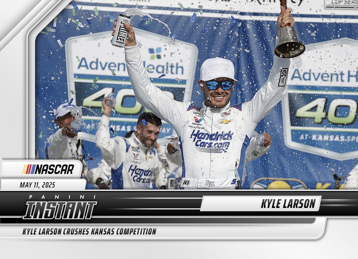 Kyle Larson - 2025 Panini Instant NASCAR #19 Panini Instant card NASCAR