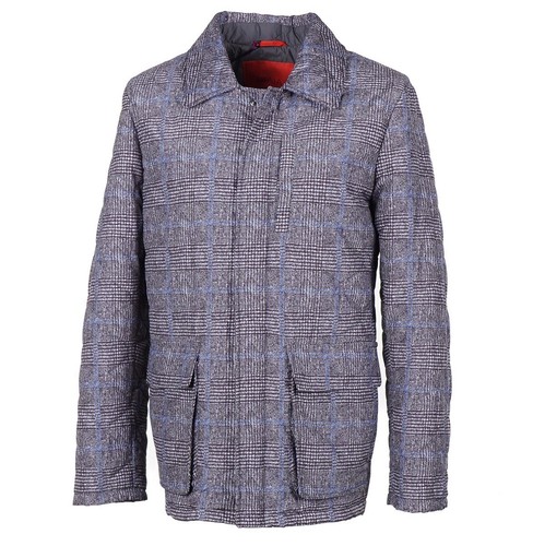 Isaia Napoli Weather-Repellent Insulated 'Aqua' Fabric Outerwear Jacket M (Eu50)