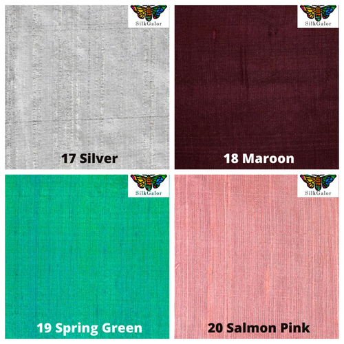 RAW SILK High Quality Handloomed in India Rough Silk with Slub SOLD BY THE METRE - Picture 20 of 33