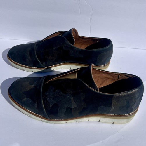 Girotti Metallic Camouflage Leder Slipper Freizeitschuhe 5437 italienische Handarbeit - Bild 6 von 11