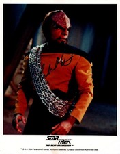 MICHAEL DORN autographed signed Star Trek The Next Generation WORF 8x10 Photo
