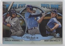 2019 Bowman Talent Pipeline Chrome Brent Honeywell Ronaldo Hernandez 0nr3