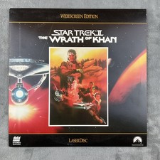 STAR TREK II THE WRATH OF KHAN  LASERDISC Pre Owned