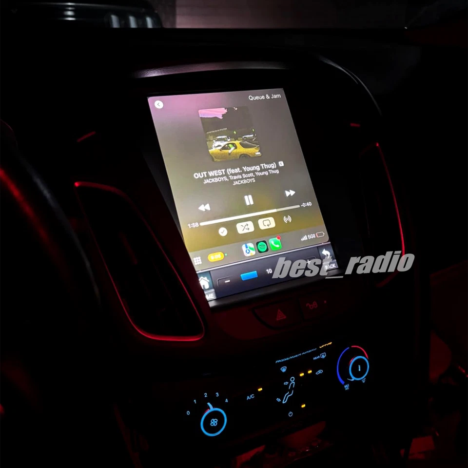 For Ford Focus 2012-2018 32GB Car Apple Carplay Radio Stereo Android 13 GPS +Cam Foto 4 de 4