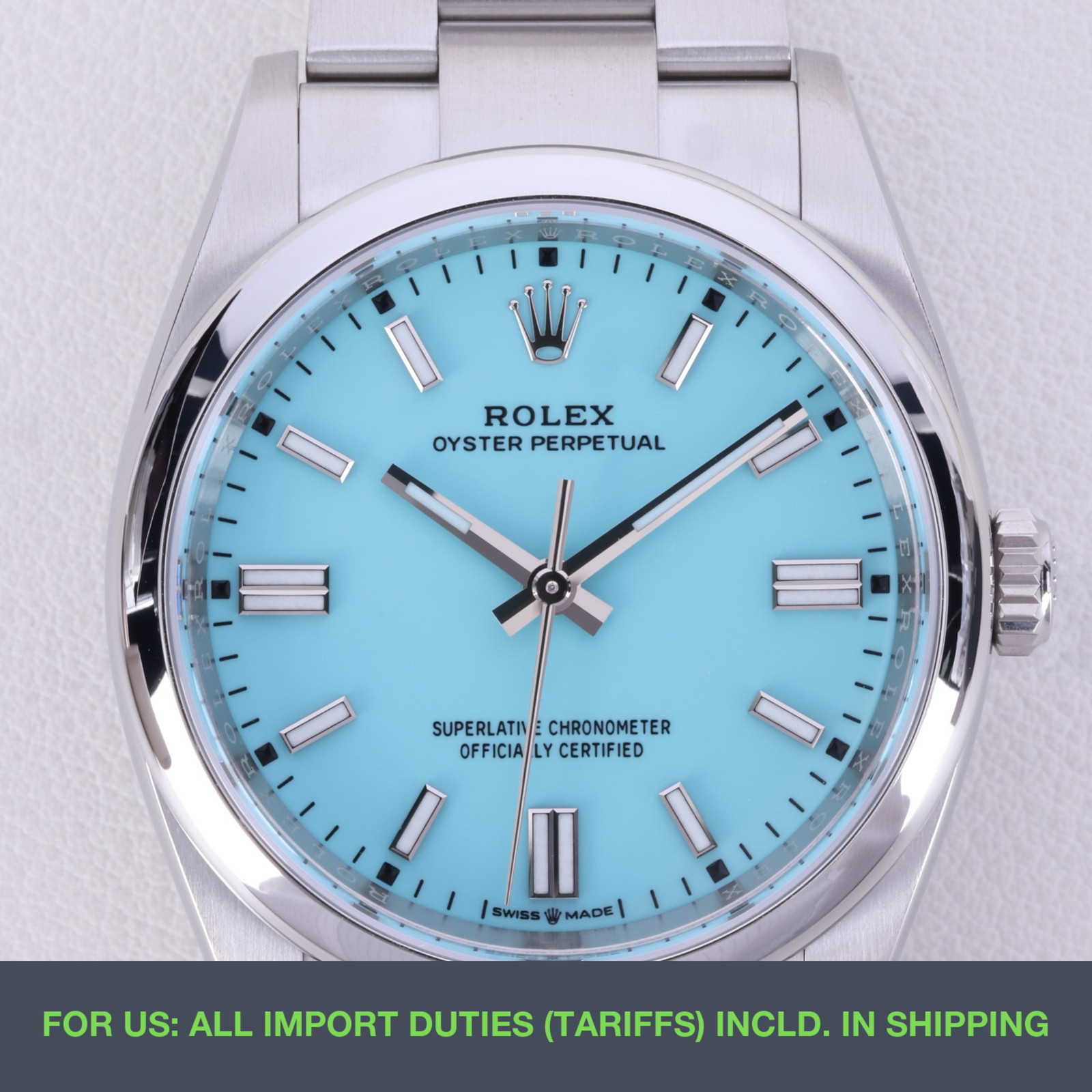 Rolex Oyster Perpetual 36 126000 Turquoise