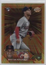 2023 Topps Chrome Update Radiating Rookies Brayan Rocchio #RR-29 18gt