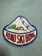 Vintage Reno Ski Bowl Ski Patch -  Nevada Retro Badge VTG