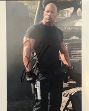 Fast and Furious THE ROCK DWAYNE JOHNSON SIGNED 8x10 Photo - EXACT VIDEO PROOF