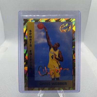 1993 Sports Edition Top Guns Gold Promo #NNO Chris Webber Michigan Wolverines