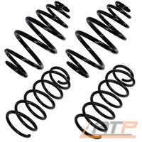4X Feder Fahrwerksfeder Vorne+Hinten FÜR Opel Corsa B Bj 93-00