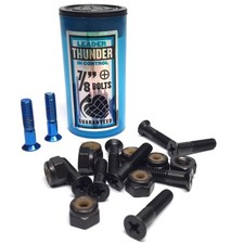 7/8" Blue Hardware Single Set Skateboarding Hardware AB