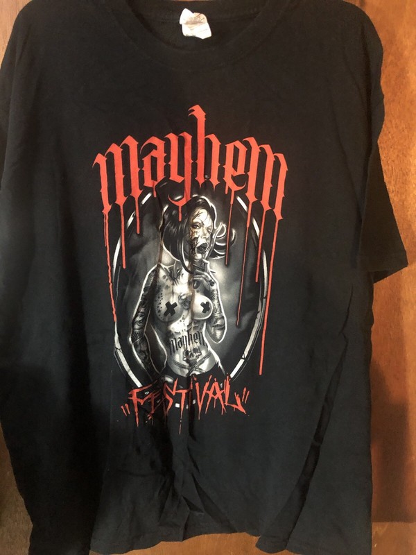 Mayhem Festival 2010 Tour T-Shirt Original Size XL RARE Original