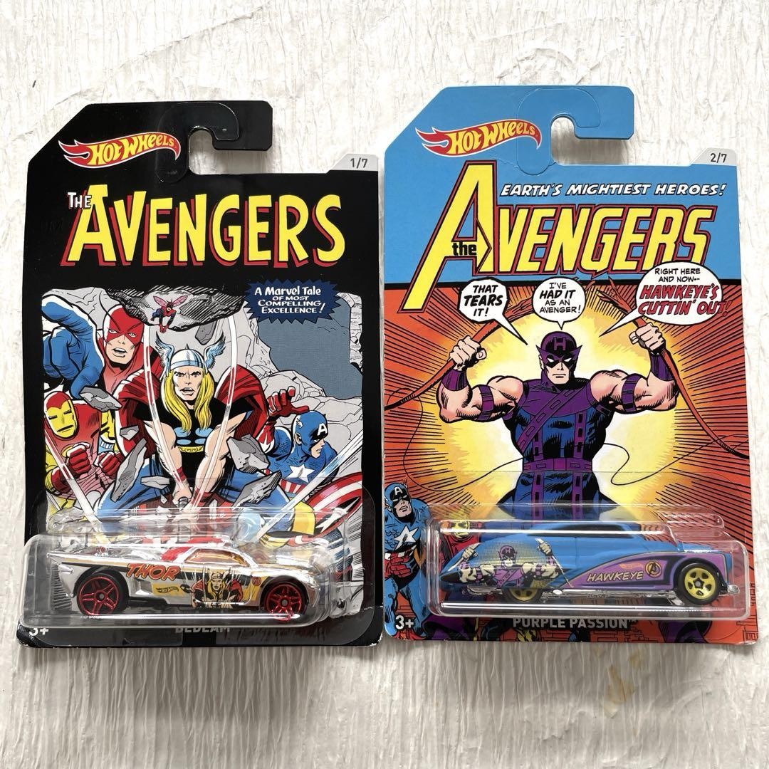 Hot Wheels Avengers ミニカー 8個セット Hot Wheels Avengers