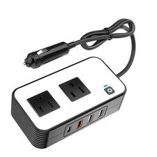 New 200W Car Power Inverter for 12V Car with Multiple Charging Ports Available