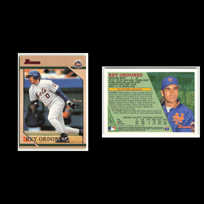 Rey Ordonez Rookie #349 1996 Bowman New York Mets Baseball Card