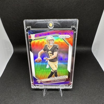 2025 Panini Prizm - Rookies Tyler Shough #327 Red White & Blue Prizm (RC)