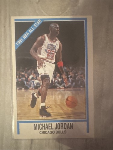 1991-92 Panini Album Stickers Michael Jordan #96 HOF