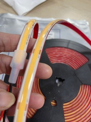 10mm 10M Warmweiß COB LED STRIP Ultrahell Flexibel 320LEDS/M 24V Wasserdicht