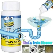 100g Sink Drain Cleaner Powder Pipe Clog Remo...