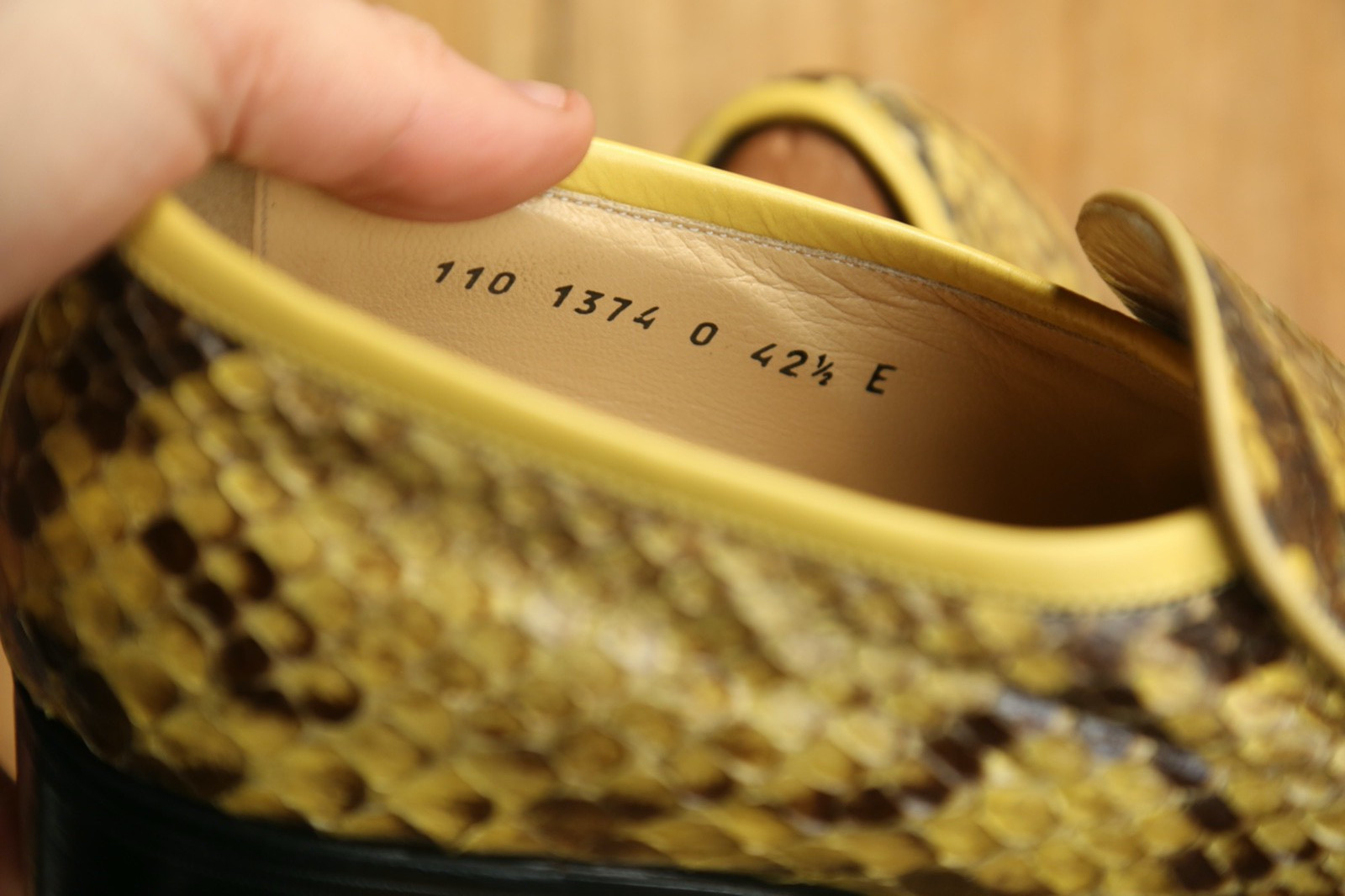 Gucci Green Python Leather Silver Bit Shoes Loafe… - image 11