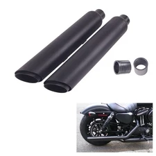 SHARKROAD 3" Exhaust Slip on Pipes for 2014-Up Harley Sportster Mufflers Upgrade