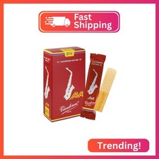 Vandoren SR2635R Java Filed Red Cut Alto Saxophone Reeds (Strength 3.5) (Single)