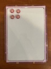 Pink Dry Erase Whiteboard With Magnetic Holders NO MARKER INCLUDED