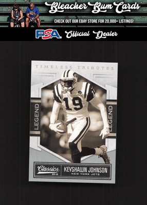 2010 Panini Classics 232 Keyshawn Johnson Timeless Tributes Silver #/100