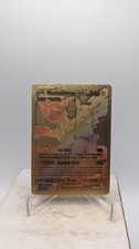 Nintendo Pokemon Pikachu & Zekrom GX Team Up Gold Foil Fan Art Card 184/181 