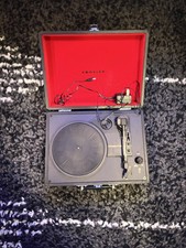 Crosley CR8005A Cruiser Deluxe 3-Speed Portable Turntable - Black W/Red Velvet