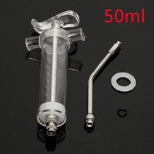 DIY 50ml Reusable Pet Feeding Syringe Luer Lock Tip Sterile Veterinary Animal
