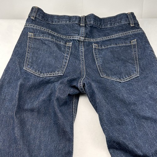 Old Navy Boys Size 12 Husky Dark Wash Jeans Adjustable Waist Denim Pants Stretch - Picture 8 of 10