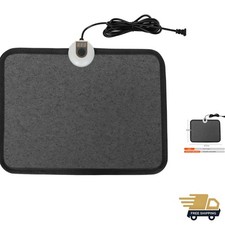 Heated Floor Mat Under Desk for Foot Warmer - 7 Temp Settings  55w Heating P...