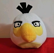 2022 Toy Factory 6   MATILDA ANGRY BIRDS Round White W/ Yellow Bird Plush ROVIO
