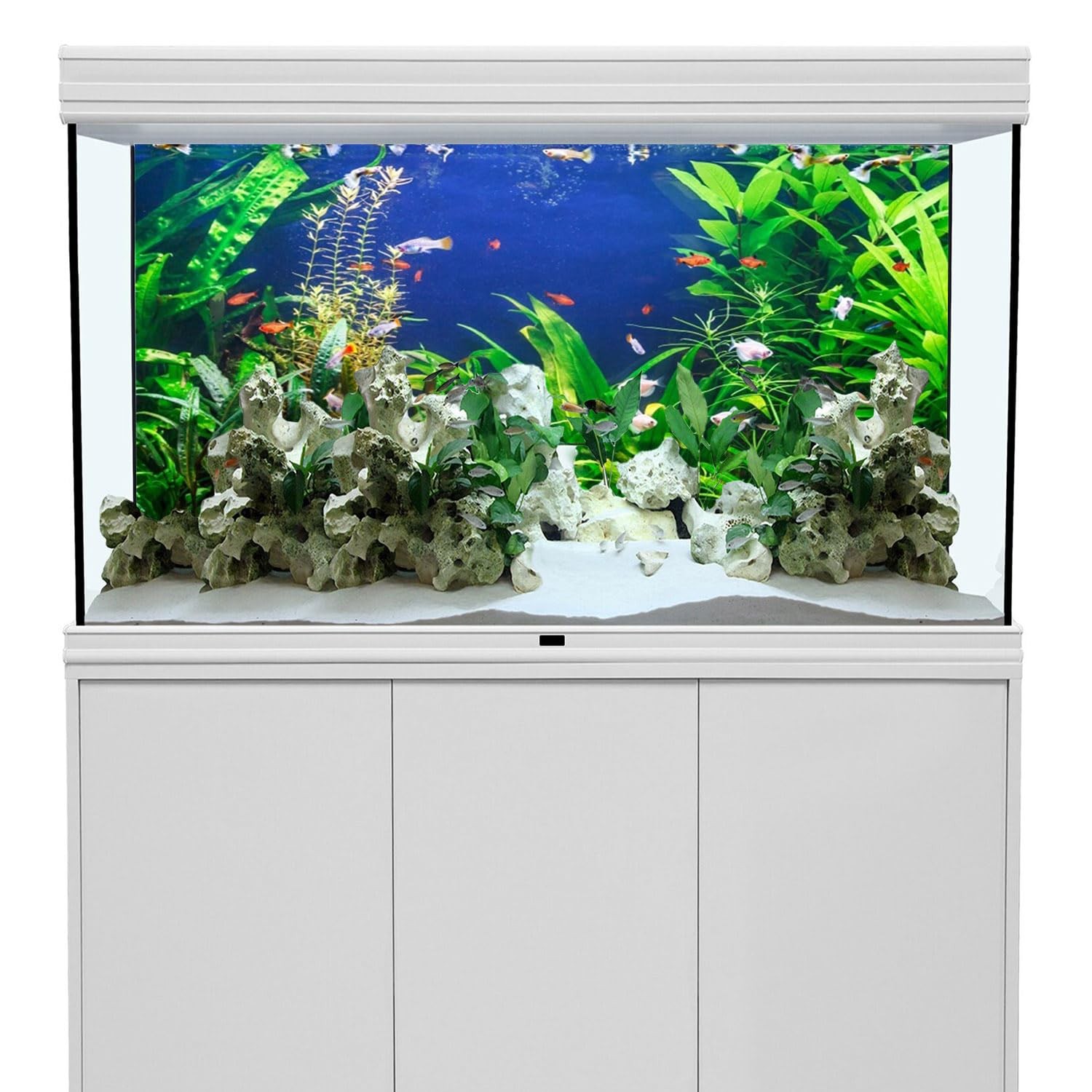 61x30cm Sfondo Acquario Pianta Acquatica Acquario Marino Sfondo Subacqueo Letto foto 2