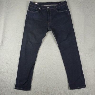 Levis 512 Jeans Mens 38x31 Blue Slim Taper Leg Denim Pants *