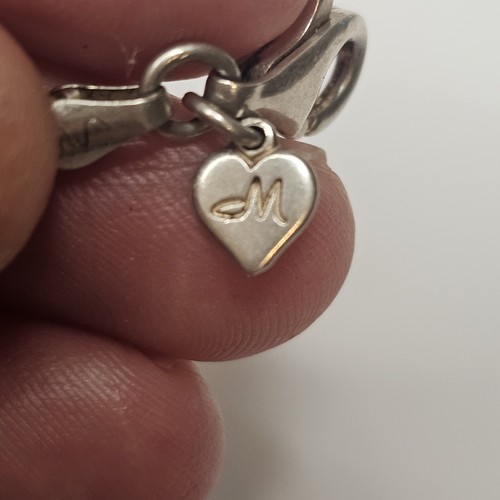 MICHAEL ANTHONY Kay's MA STERLING SILVER CHARM bracelet SNAKE CHAIN 3MM 925 - Picture 4 of 8