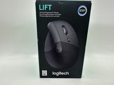 Logitech Lift Wireless Vertical Ergonomic Mouse Bluetooth Day-Long Comfort New 