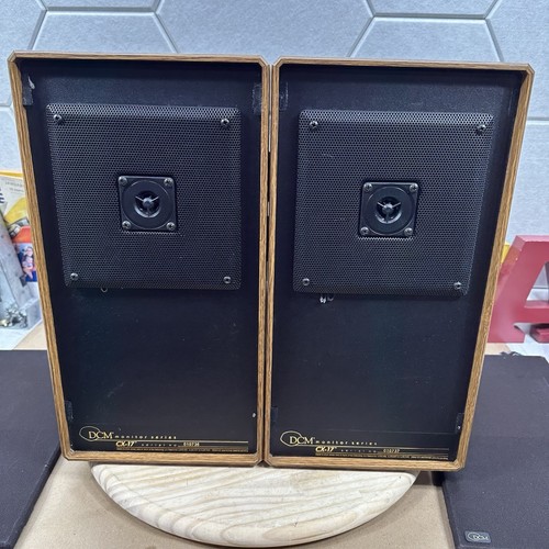 DCM CX-17 Monitor Series Vintage Stereo Shelf Speakers - Refoamed New Foam - 第 1/17 張圖片
